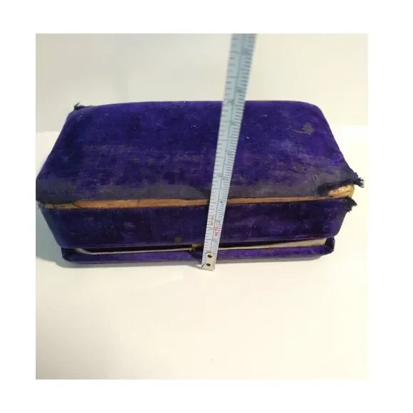 Victorian Antique Austrian Branch Brooch Ring Set Rose Cut Diamond Silver Leaf - Picture 11 of 16